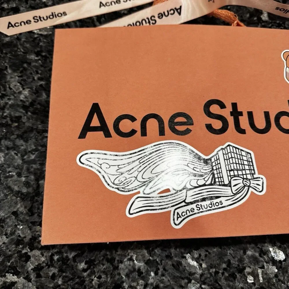 Acne Studios Pink Shopping Empty Gift Bag 